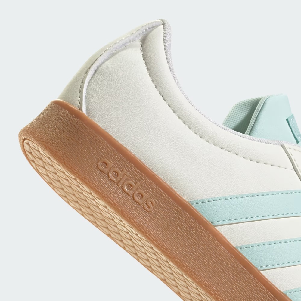 Adidas VL Court Base Women's Sneakers JI1767 Shoes White Turquoise Size 6 NEW - Picture 8 of 9
